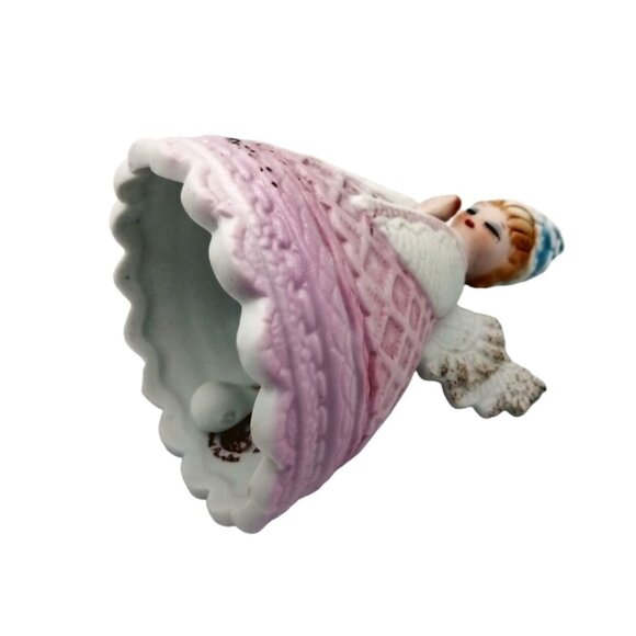 Bell Lefton China Hand Painted Praying Angel 4 Inch Porcelain Vintage Christmas - Picture 11 of 14